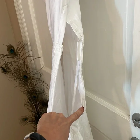 Veronica Beard Trail Belted Cotton Midi Dress - Picture 4 of 8